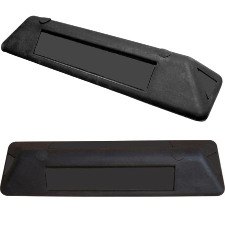 Topo de roda para garagem com 550mm de largura.