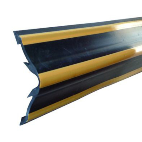 Flexible PVC protective roll for walls and columns, 5000 x 160 x 30 mm.