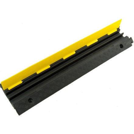 Cable duct with 2 channels, 970x240x40mm