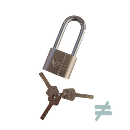 Cadeado alto 40 x Ø7 mm com chave diferente