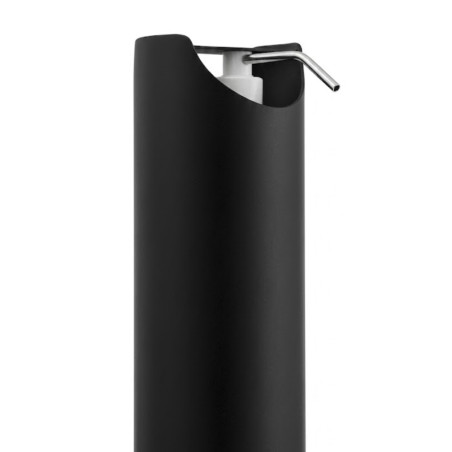 Black pedal dispenser for hydroalcoholic gel