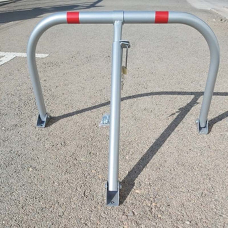 Barrière de parking 3 pieds avec cadenas