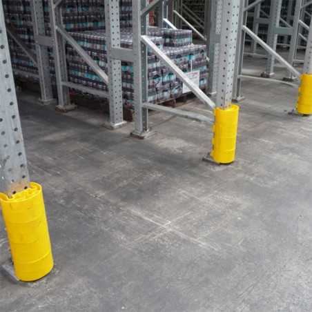 Protecteur de pointes de 70 à 90 mm et profondeur de 32 à 43 mm. JAUNE