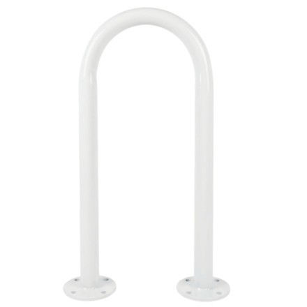 Horquilla con bases. Blanca. 900x400x2 mm.