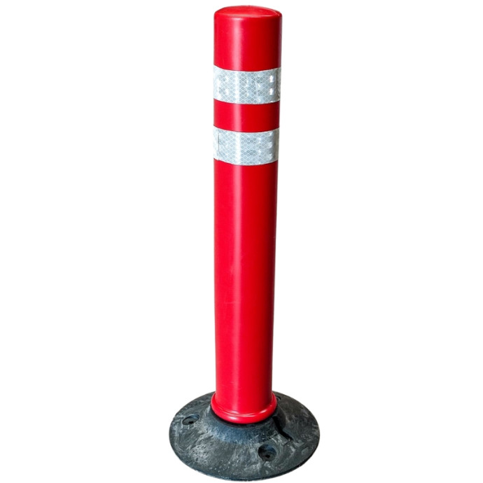 Baliza desmontable Roja. 750xØ100mm.