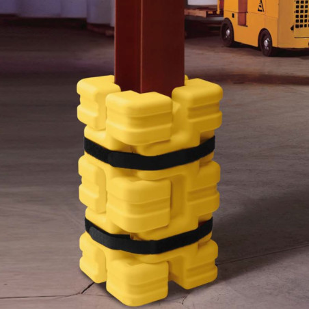 Protector de columnas encajable para diferentes anchos de columnas