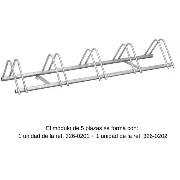 Suporte para bicicletas de 2 lugares, 850x450x250mm.