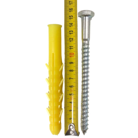 Separador de carril bandas blancas, 1000x130x50mm