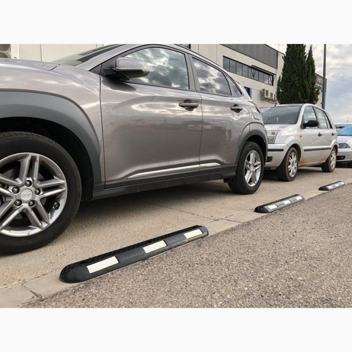 Separador de carril bandas blancas, 1000x150x50mm