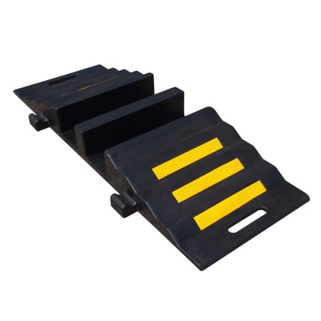 Hose protector WITHOUT cover, 2 channels, 300x850x85mm