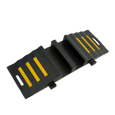 Protezione per tubi SENZA coperchio, 2 canalette, 300x850x85mm.