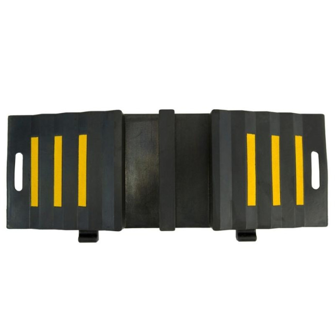 Hose protector WITHOUT cover, 2 channels, 300x850x85mm