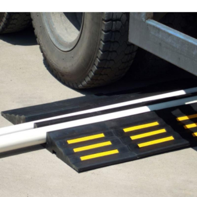 Hose protector WITHOUT cover, 2 channels, 300x850x85mm