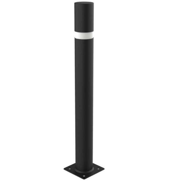 Metallic painted bollard, 800xØ90mm