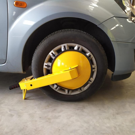 Wheel clamp lock for wheels starting at 330mm
