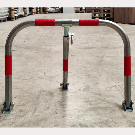 Barrière de parking galvanisée avec des réflecteurs
