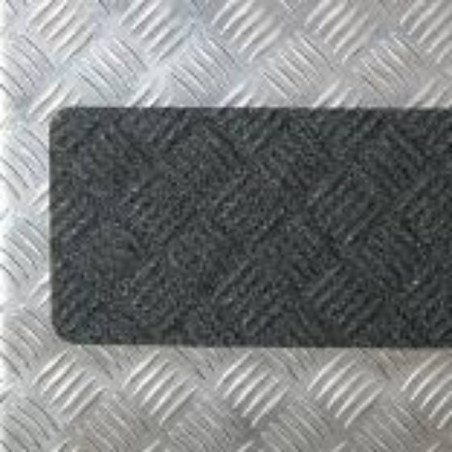 Malleable black adhesive anti-slip tape. 18.3 m x 50 mm