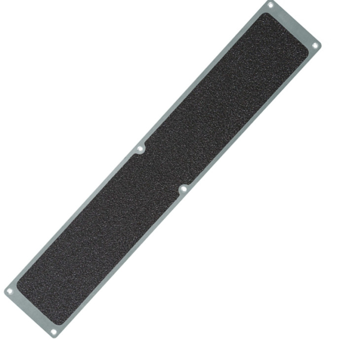 Plancha aluminio antideslizante. 635x115mm. Color: Negro