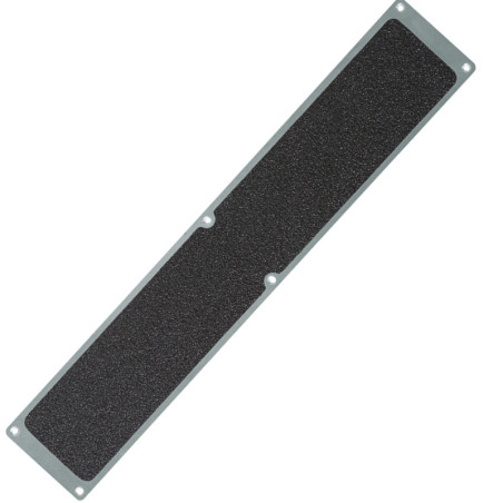 Plancha aluminio antideslizante. 635x115mm. Color: Negro