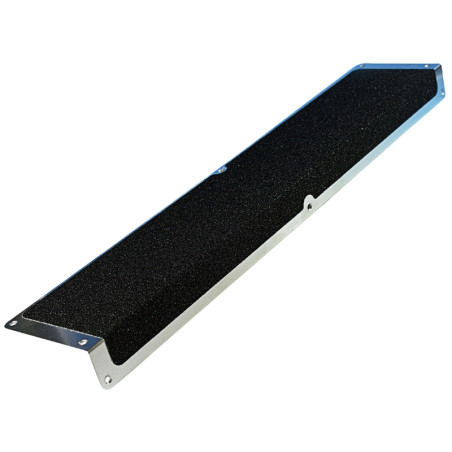 Perfil ángulo aluminio antideslizante 635x120X45mm. Diferentes colores