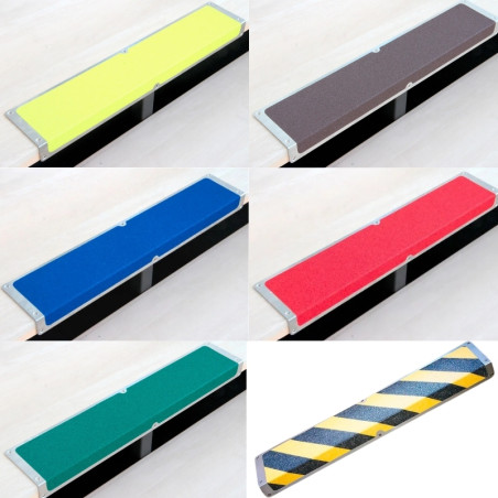 Aluminum non-slip angle profile 635x120x45mm