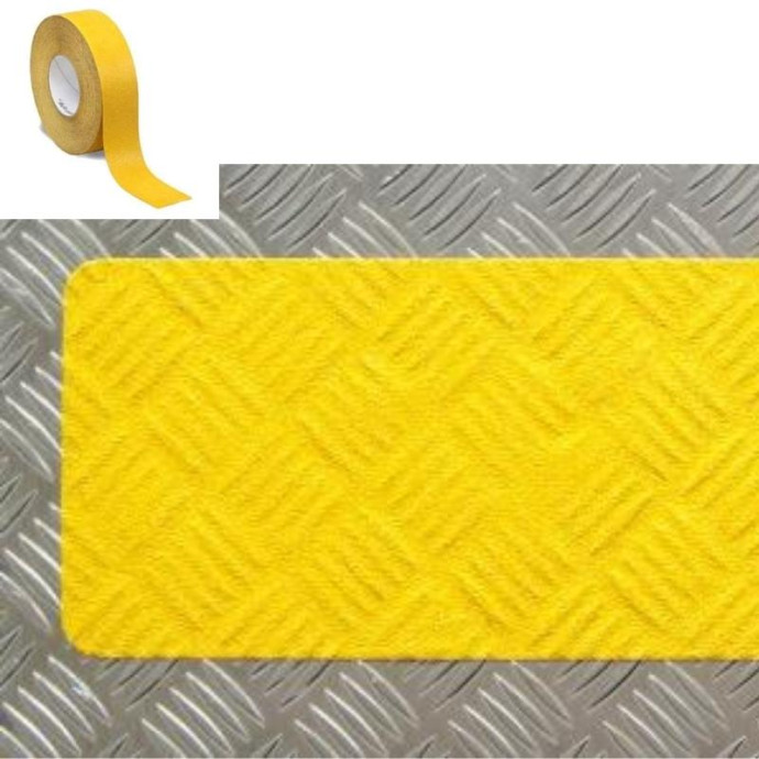 Fita adesiva antiderrapante maleável. Disponível em diferentes cores e tamanhos.