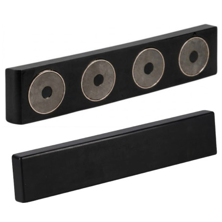 Protector para cargas en carretilla. 105x495mm. Negro